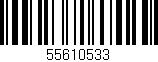 Código de barras (EAN, GTIN, SKU, ISBN): '55610533'