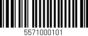Código de barras (EAN, GTIN, SKU, ISBN): '5571000101'