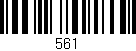 Código de barras (EAN, GTIN, SKU, ISBN): '561'