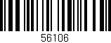 Código de barras (EAN, GTIN, SKU, ISBN): '56106'