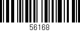 Código de barras (EAN, GTIN, SKU, ISBN): '56168'