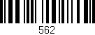 Código de barras (EAN, GTIN, SKU, ISBN): '562'