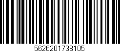 Código de barras (EAN, GTIN, SKU, ISBN): '5626201738105'