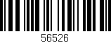 Código de barras (EAN, GTIN, SKU, ISBN): '56526'