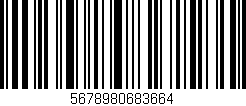 Código de barras (EAN, GTIN, SKU, ISBN): '5678980683664'