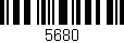 Código de barras (EAN, GTIN, SKU, ISBN): '5680'