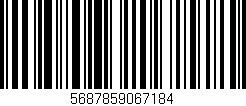 Código de barras (EAN, GTIN, SKU, ISBN): '5687859067184'