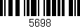Código de barras (EAN, GTIN, SKU, ISBN): '5698'