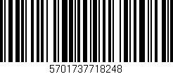 Código de barras (EAN, GTIN, SKU, ISBN): '5701737718248'
