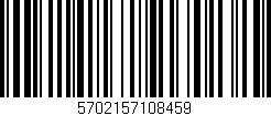 Código de barras (EAN, GTIN, SKU, ISBN): '5702157108459'