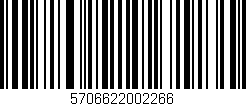 Código de barras (EAN, GTIN, SKU, ISBN): '5706622002266'