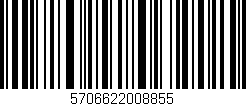 Código de barras (EAN, GTIN, SKU, ISBN): '5706622008855'