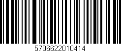 Código de barras (EAN, GTIN, SKU, ISBN): '5706622010414'