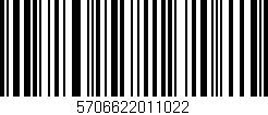Código de barras (EAN, GTIN, SKU, ISBN): '5706622011022'