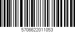 Código de barras (EAN, GTIN, SKU, ISBN): '5706622011053'