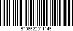 Código de barras (EAN, GTIN, SKU, ISBN): '5706622011145'
