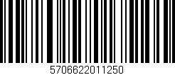Código de barras (EAN, GTIN, SKU, ISBN): '5706622011250'