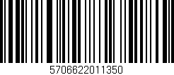 Código de barras (EAN, GTIN, SKU, ISBN): '5706622011350'