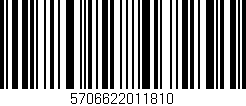 Código de barras (EAN, GTIN, SKU, ISBN): '5706622011810'