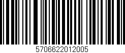 Código de barras (EAN, GTIN, SKU, ISBN): '5706622012005'