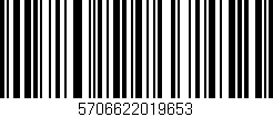 Código de barras (EAN, GTIN, SKU, ISBN): '5706622019653'
