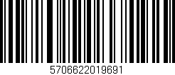 Código de barras (EAN, GTIN, SKU, ISBN): '5706622019691'