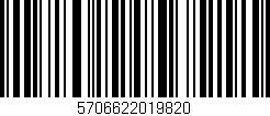 Código de barras (EAN, GTIN, SKU, ISBN): '5706622019820'