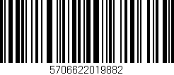Código de barras (EAN, GTIN, SKU, ISBN): '5706622019882'