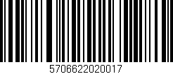 Código de barras (EAN, GTIN, SKU, ISBN): '5706622020017'