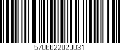 Código de barras (EAN, GTIN, SKU, ISBN): '5706622020031'