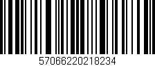 Código de barras (EAN, GTIN, SKU, ISBN): '57066220218234'