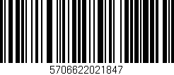 Código de barras (EAN, GTIN, SKU, ISBN): '5706622021847'