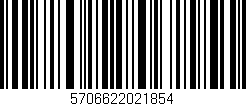 Código de barras (EAN, GTIN, SKU, ISBN): '5706622021854'
