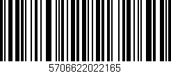Código de barras (EAN, GTIN, SKU, ISBN): '5706622022165'