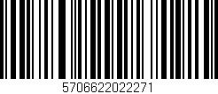 Código de barras (EAN, GTIN, SKU, ISBN): '5706622022271'