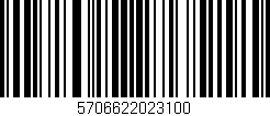 Código de barras (EAN, GTIN, SKU, ISBN): '5706622023100'