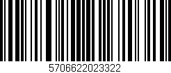 Código de barras (EAN, GTIN, SKU, ISBN): '5706622023322'