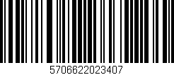 Código de barras (EAN, GTIN, SKU, ISBN): '5706622023407'