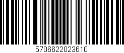 Código de barras (EAN, GTIN, SKU, ISBN): '5706622023610'