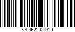 Código de barras (EAN, GTIN, SKU, ISBN): '5706622023629'