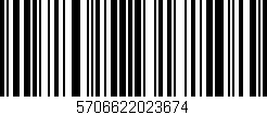 Código de barras (EAN, GTIN, SKU, ISBN): '5706622023674'