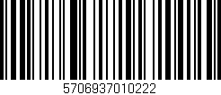 Código de barras (EAN, GTIN, SKU, ISBN): '5706937010222'