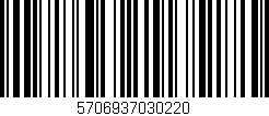Código de barras (EAN, GTIN, SKU, ISBN): '5706937030220'