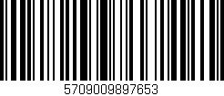 Código de barras (EAN, GTIN, SKU, ISBN): '5709009897653'