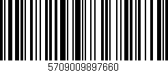 Código de barras (EAN, GTIN, SKU, ISBN): '5709009897660'