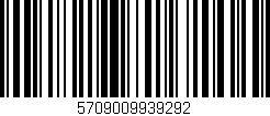 Código de barras (EAN, GTIN, SKU, ISBN): '5709009939292'