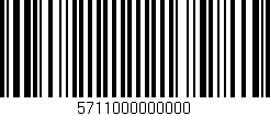 Código de barras (EAN, GTIN, SKU, ISBN): '5711000000000'