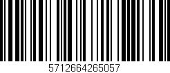 Código de barras (EAN, GTIN, SKU, ISBN): '5712664265057'