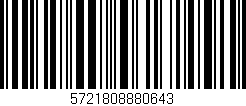 Código de barras (EAN, GTIN, SKU, ISBN): '5721808880643'