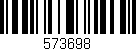 Código de barras (EAN, GTIN, SKU, ISBN): '573698'